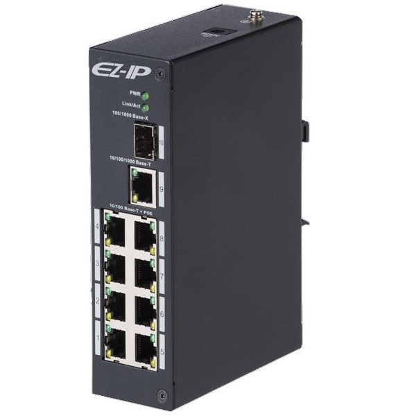 EZ IP SW3110-8ET-P96 8 Port Endüstriyel PoE Switch